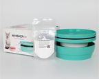 Whisker Wise Anti-ant Feeding Bowl - Turquoise