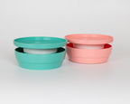 Whisker Wise Anti-ant Feeding Bowl - Peach